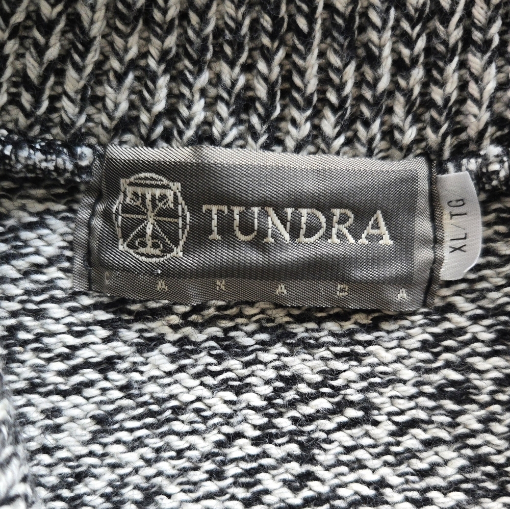 Tundra Canada Melange Wool Cotton Blend Sweater Size XL - Picture 3 of 4